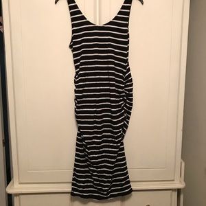 Maternity tank top maxi dress.